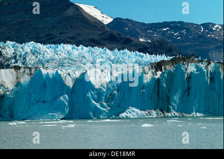 Ghiacciaio Upsala, Lago Argentino, parco nazionale Los Glaciares, Sito Patrimonio Mondiale dell'UNESCO, Cordillera, Santa Cruz provincia Foto Stock