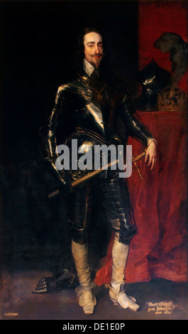 Ritratto di Re Carlo I d'Inghilterra, la Scozia e l'Irlanda (1600-1649), 1638. Artista: Anthony van Dyck Foto Stock
