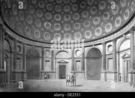 Vista interna del Broker" Exchange presso la Bank of England, City of London, c1790. Artista: Thomas Malton II Foto Stock