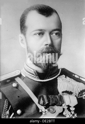 Lo Zar Nicola II di Russia, 1914. Artista: Anon Foto Stock