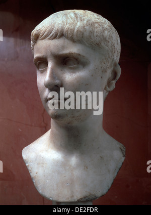 Ritratto in marmo busto di Gaio Giulio Cesare, la prima metà del primo secolo. Artista: sconosciuto Foto Stock