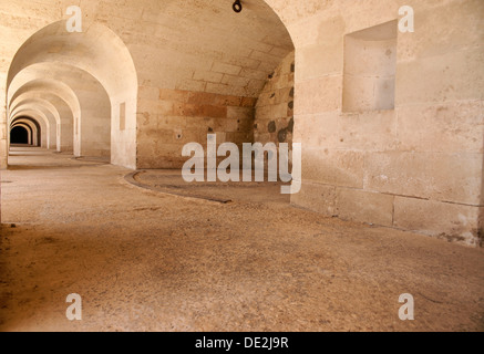 Fortaleza de la Mola, La Mola fortezza, Balearen, Maó, Mahon, Minorca, Isole Baleari, Spagna Foto Stock