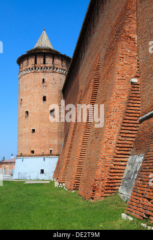 La torre Marinkina (noto anche come la Torre Kolomenskaya) del Cremlino a Kolomna, Russia Foto Stock