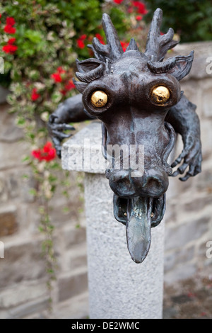 Dragon su un bene, dietfurt, Baviera, Germania Foto Stock