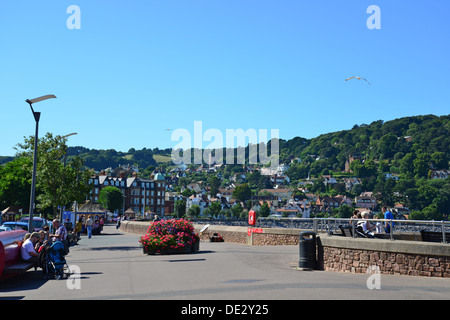 Lungomare, Minehead, Somerset, Inghilterra, Regno Unito Foto Stock