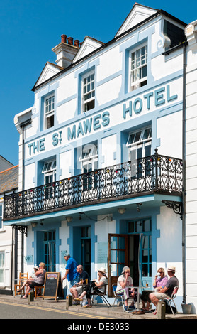 Gran Bretagna, Inghilterra, Cornwall, St Mawes Hotel Foto Stock