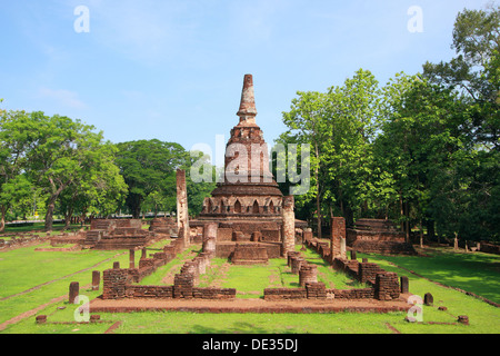 Phra Kaeo tempio, Kamphaengphet parco storico, Kamphaengphet, Thailandia Foto Stock