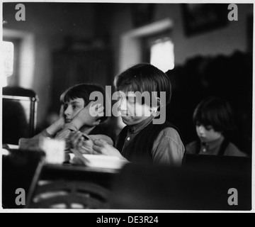 Lancaster County, Pennsylvania. Gli abiti indossati da queste Old-Order Amish ragazzi sono senza exceptio . . . 521056 Foto Stock