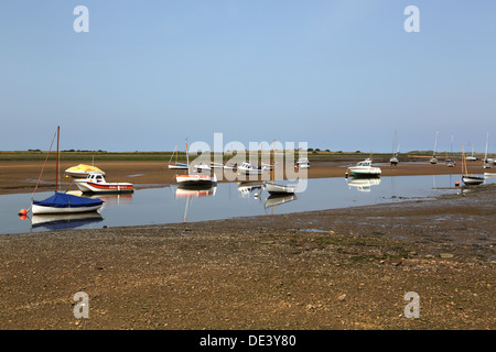 Brancaster staithe sulla Costa North Norfolk Foto Stock