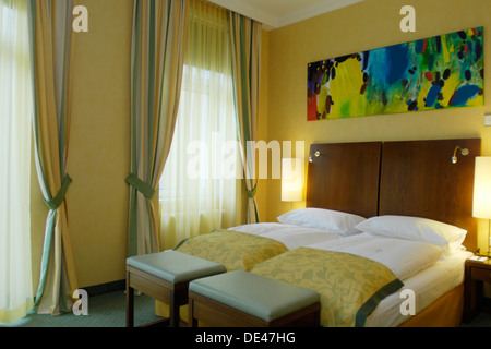 Österreich, Wien 6, Hotel Das Tyrol, Mariahilferstrasse 15, Zimmer Foto Stock