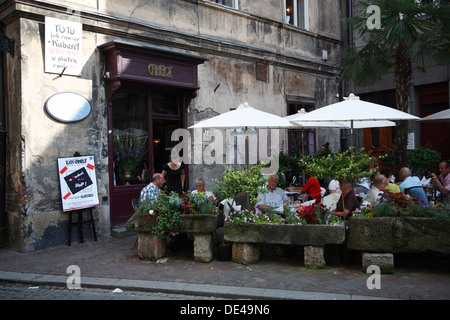 Cafe Camelot, Città Vecchia, Cracovia in Polonia Foto Stock