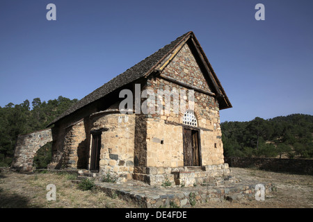 Antica chiesa (Asinou Cipro) Foto Stock