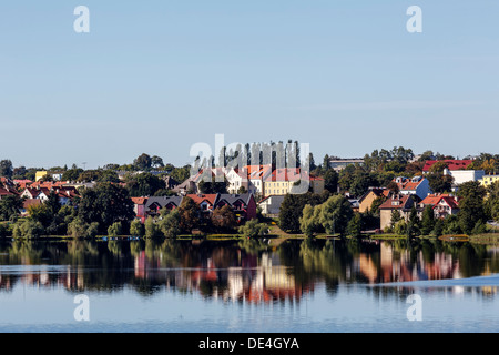Mragowo, una città la Masurian Lake District, Polonia Foto Stock