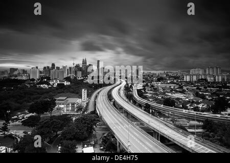 Kuala Lumpur Twin Tower Foto Stock