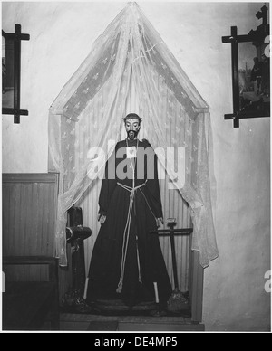 Taos County, Nuovo Messico. Santo, Arroyo Hondo chiesa 521922 Foto Stock