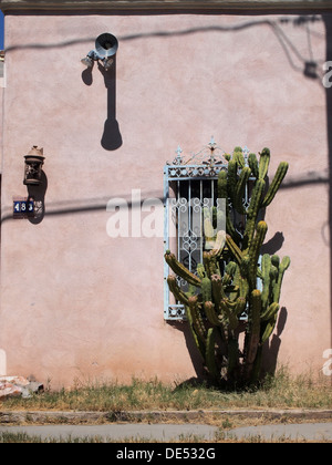 Casa Adobe in El Barrio storico distretto di Tucson, Arizona, Stati Uniti d'America Foto Stock