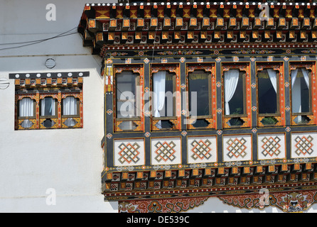 Airport Terminal, Paro, Bhutan Foto Stock