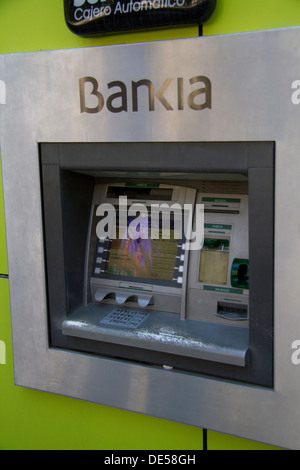 BANKIA Bancomat Spagna Foto Stock