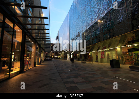 Esterno del John Lewis shop, Highcross Shopping Centre, il Leicester City, Leicestershire, Inghilterra; Gran Bretagna; Regno Unito Foto Stock