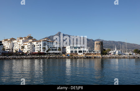 Puerto Banus, la marina di Marbella Costa del Sol, Spagna Foto Stock