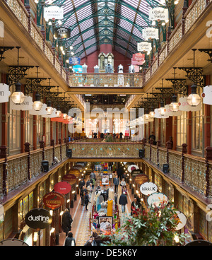 Vista la Strand Arcade, Sydney, Australia Foto Stock