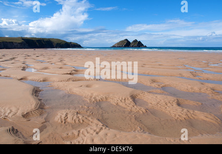 Holywell Bay, Cornwall, Regno Unito Foto Stock