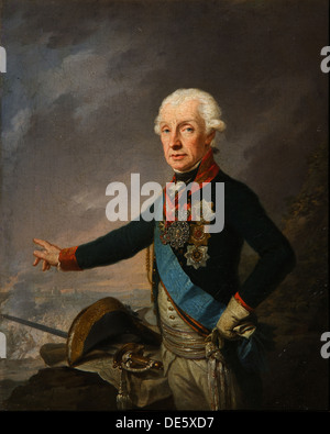 Ritratto del feldmaresciallo principe generalissimo Alexander Suvorov (1729-1800), 1799. Artista: Kreuzinger, Josef (1757-1829) Foto Stock