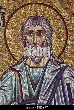 Il profeta Geremia (dettaglio dei mosaici interni nella Basilica di San Marco), del XII secolo. Artista: Bizantina Master Foto Stock