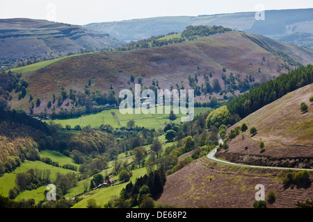 Passare a ferro di cavallo, vicino a Llangollen, Denbighshire, Galles Foto Stock