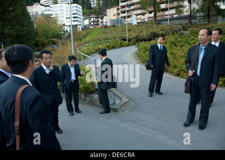 Davos, in Svizzera, i partecipanti della conferenza FIDIC nel 2011 presso il Centro Congressi di Davos Foto Stock