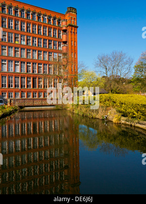 Belper Nord Mill un cotonificio costruito 1804 da William Strutt un sito del Patrimonio Mondiale nella Derwent Valley Derbyshire England Regno Unito Foto Stock