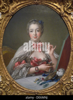 Ritratto di Marquise de Pompadour (1721-1764), 1750. Artista: Boucher, François (1703-1770) Foto Stock