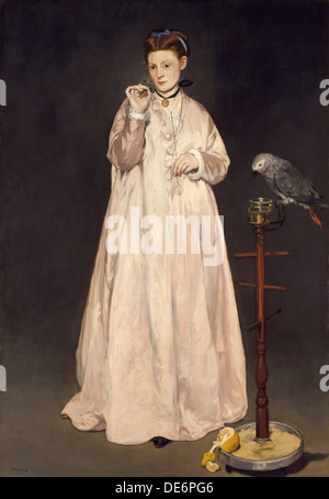 Signora giovane nel 1866, 1866. Artista: Manet, Édouard (1832-1883) Foto Stock