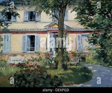 La casa a Rueil, 1882. Artista: Manet, Édouard (1832-1883) Foto Stock