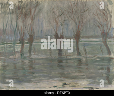 Le acque di esondazione, 1896. Artista: Monet, Claude (1840-1926) Foto Stock
