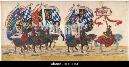 I principi tedeschi, ca 1515. Artista: Altdorfer, Albrecht (c. 1480-1538) Foto Stock