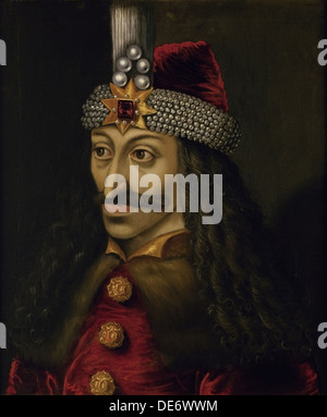 Vlad III, Principe della Valacchia (1431-1476), seconda metà del XVI sec.. Artista: maestro tedesco Foto Stock
