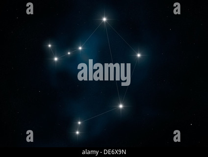 Costellazione di Libra Foto Stock