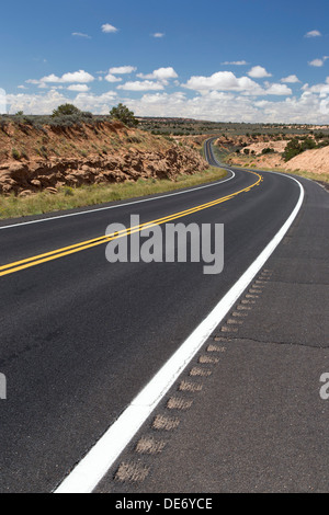 Autostrada 98 square butte riserva navajo Arizona Foto Stock