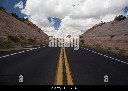 Autostrada 98 square butte riserva navajo Arizona Foto Stock