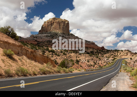 Autostrada 98 square butte riserva navajo Arizona Foto Stock