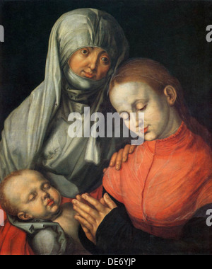 La Vergine con il Bambino e Sant'Anna, 1519. Artista:, Dürer Albrecht (1471-1528) Foto Stock