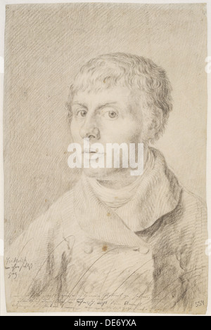 Autoritratto, 1800. Artista: Friedrich Caspar David (1774-1840) Foto Stock