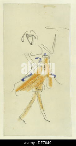 Un ballerino, 1909-1910. Artista: Kirchner, Ernst Ludwig (1880-1938) Foto Stock