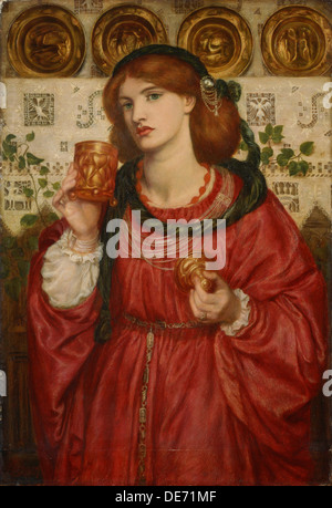 L amorevole Cup, 1867. Artista: Rossetti, Dante Gabriel (1828-1882) Foto Stock