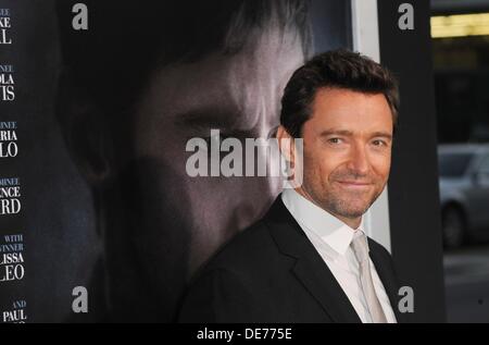 Los Angeles, California, USA. Xii Sep, 2013. Hugh Jackman presso gli arrivi per i prigionieri Premiere, La Academy of Motion Pictures Arts and Sciences (AMPAS), Los Angeles, California, Stati Uniti d'America, 12 settembre 2013. Credito: Elizabeth Goodenough/Everett raccolta/Alamy Live News Foto Stock