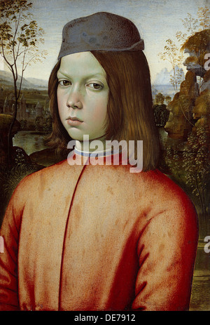 Ritratto di un ragazzo, c. 1500. Artista: Pinturicchio, Bernardino (1454-1513) Foto Stock