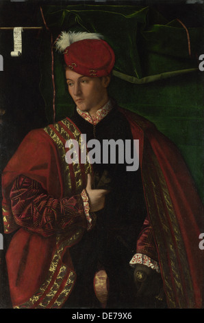 Lodovico Martinengo, 1530. Artista: Bartolomeo Veneto (attivo 1502-1546) Foto Stock