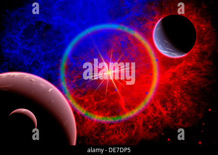 Un alieno del sistema solare. Foto Stock