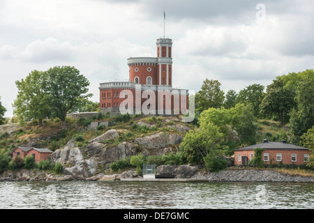 Kastellet sull isola di Kastellholmen a Stoccolma Foto Stock